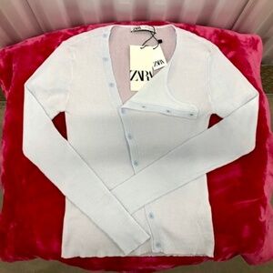 ZARA Asymmetric Cute Top, S, NWT